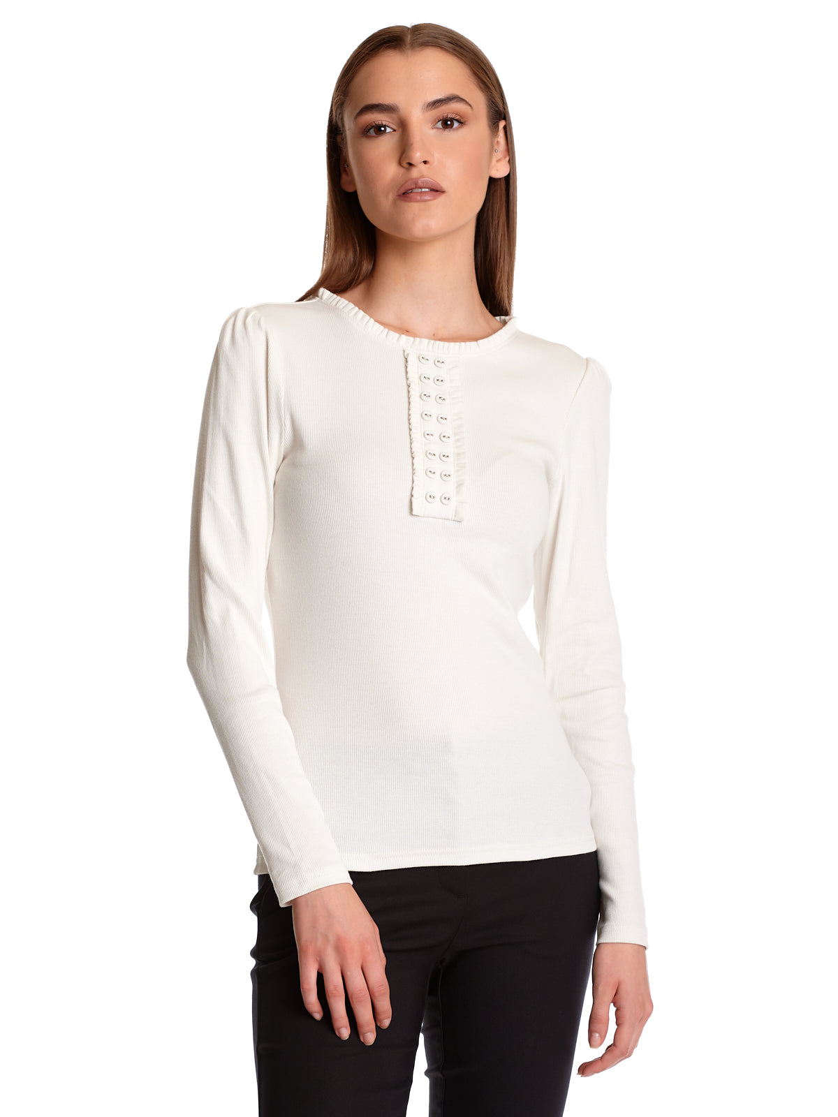 Vive Maria Chelsea Damen Langarmshirt offwhite