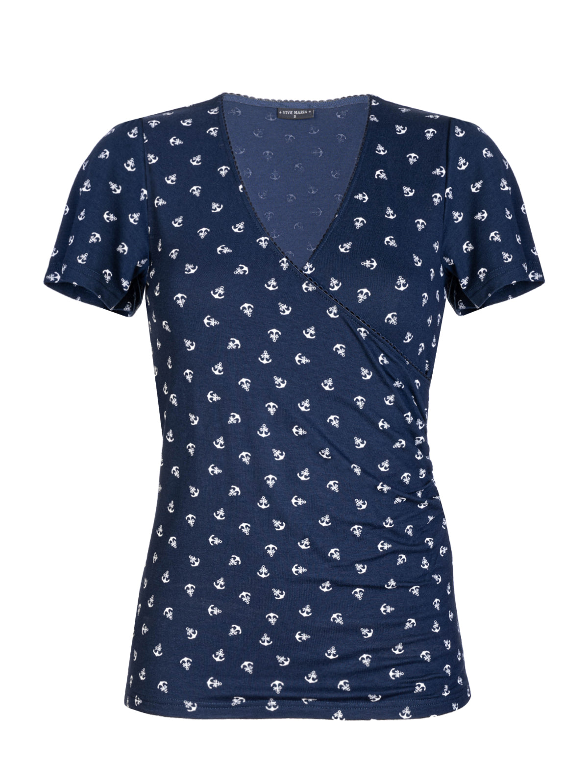 Vive Maria Mer D'Été Damen Wickelshirt blau allover